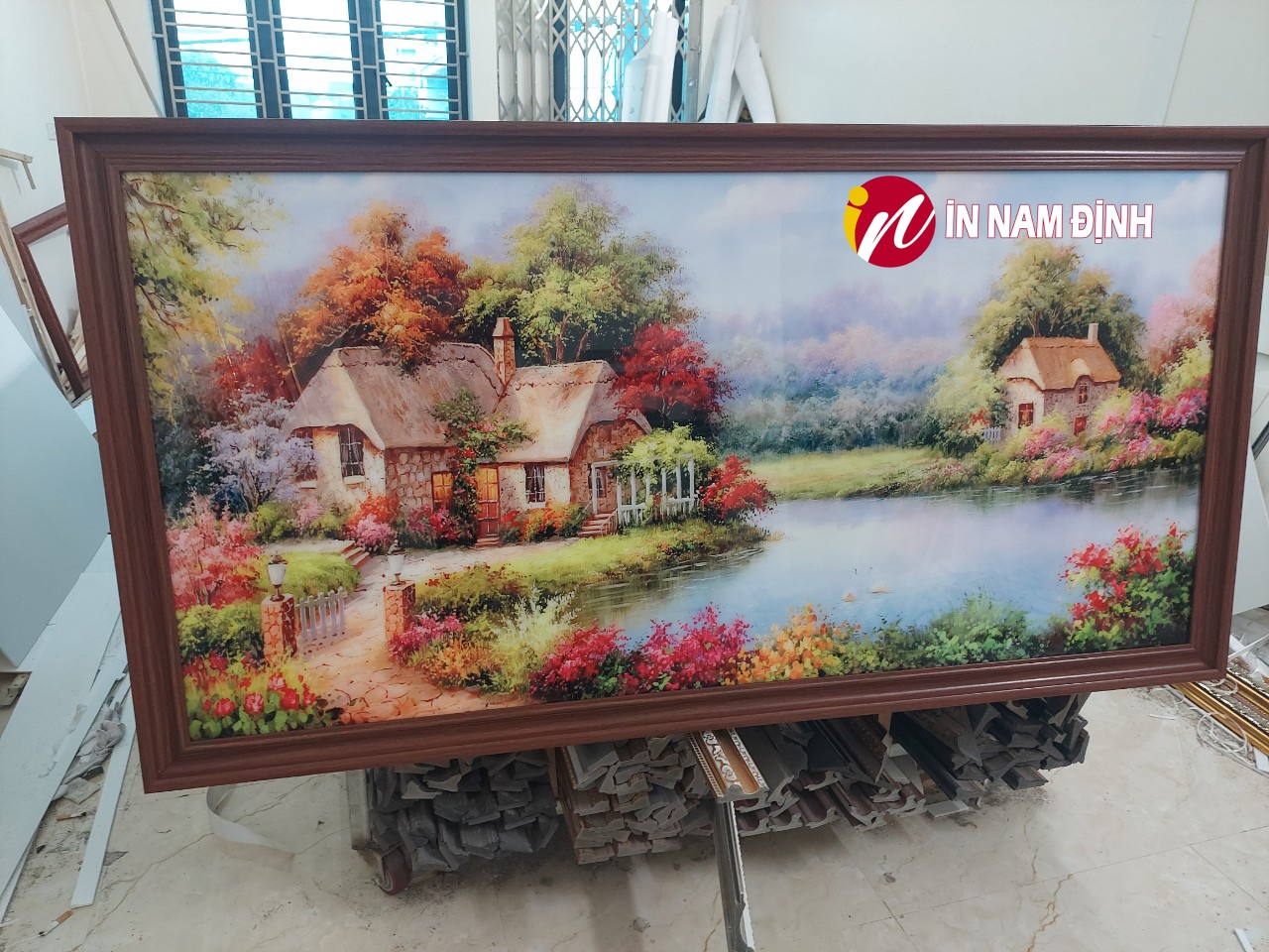 Xu hướng trang trí tranh 3d dán tường kiến tạo không gian sang chảnh