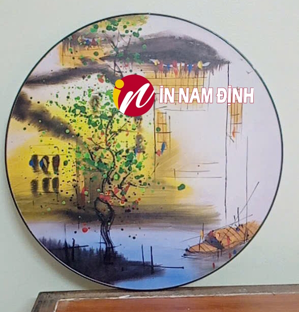 Xu hướng trang trí tranh canvas tròn với nhiều lợi ích bất ngờ
