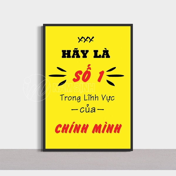 Xu hướng trang trí tranh động lực làm việc nghệ thuật sáng tạo tư duy thành công