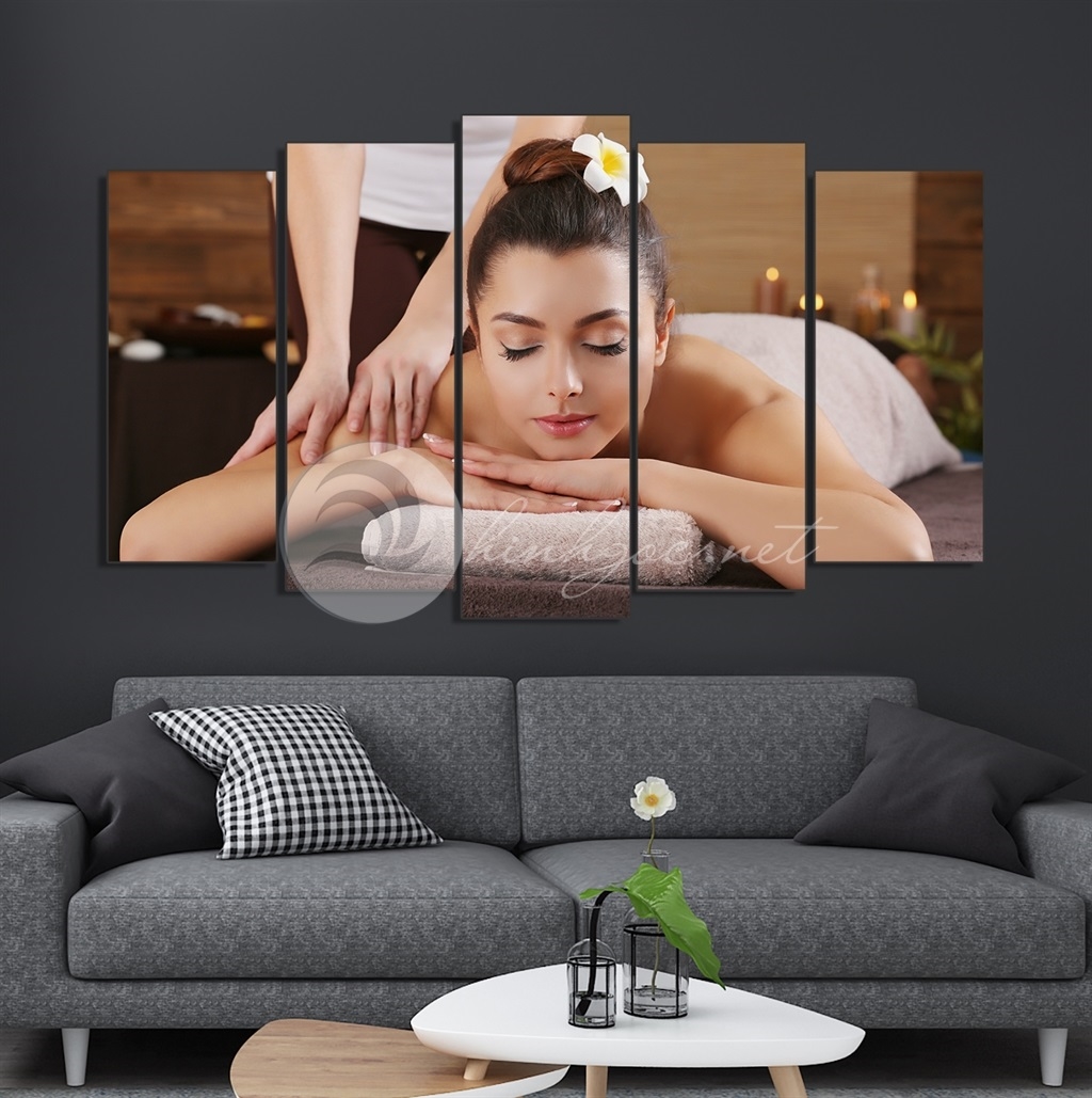 Xu hướng trang trí tranh spa dưỡng sinh ấn tượng hút khách