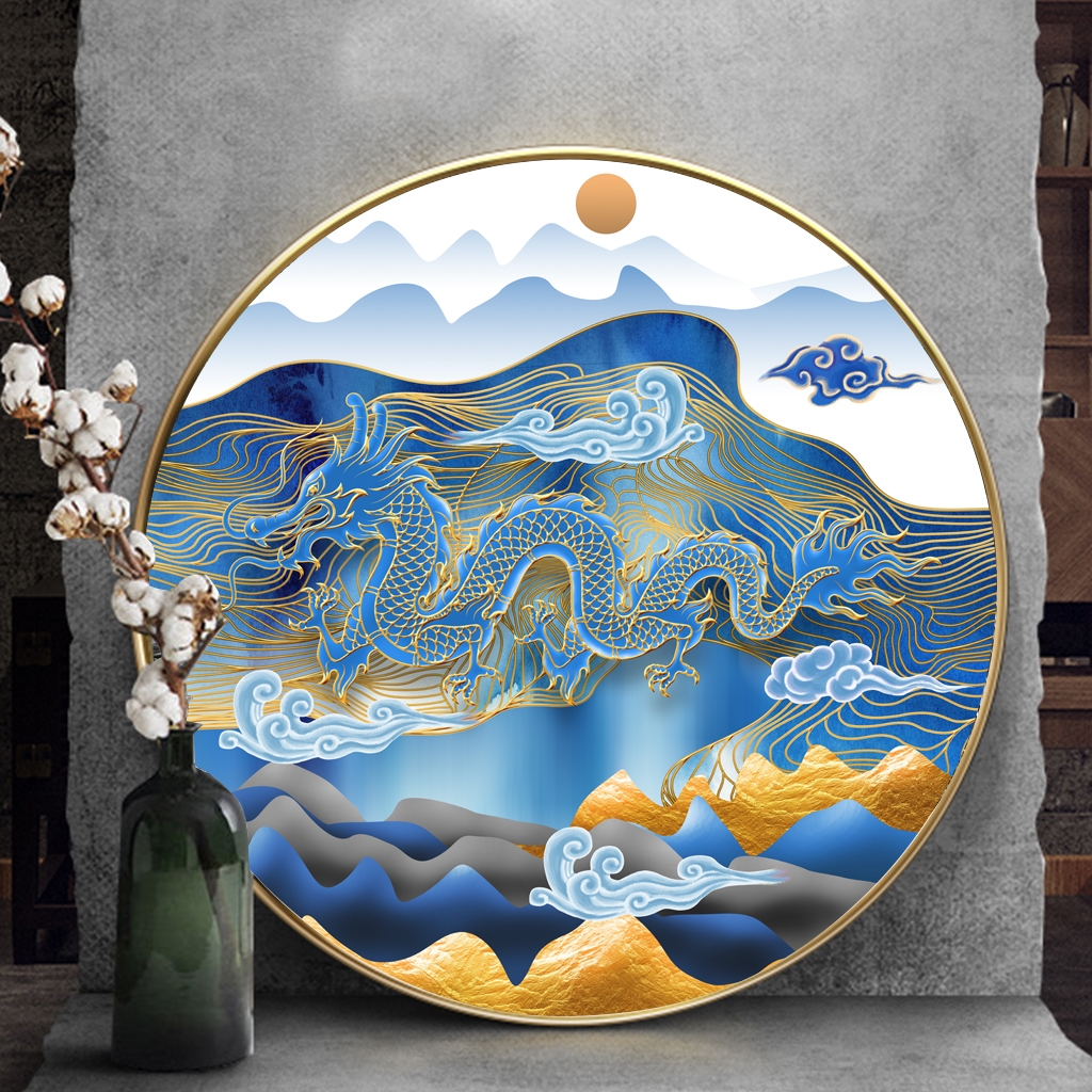 Xu hướng treo tranh tròn treo tường với nhiều ưu điểm vượt trội