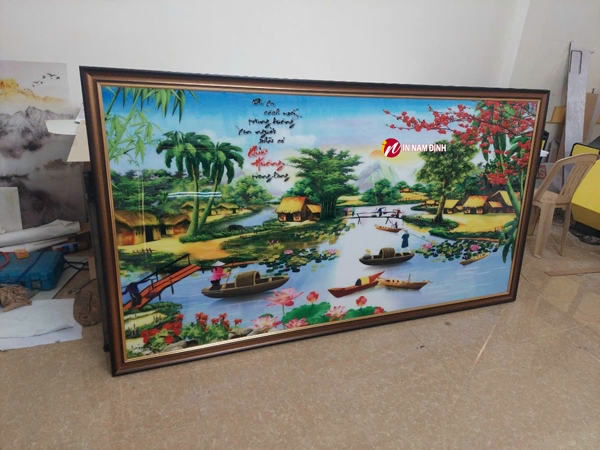 Xưởng đóng khung tranh giá rẻ theo yêu cầu uy tín tại Nam Định