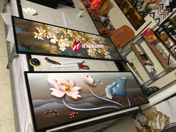 Xưởng in tranh treo tường theo yêu cầu sắc nét chất lượng giá rẻ