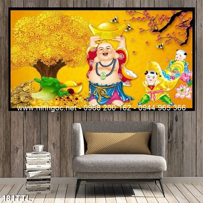 Ý Nghĩa Bức Tranh Phong Thủy Hoa Đào Treo Phòng Khách