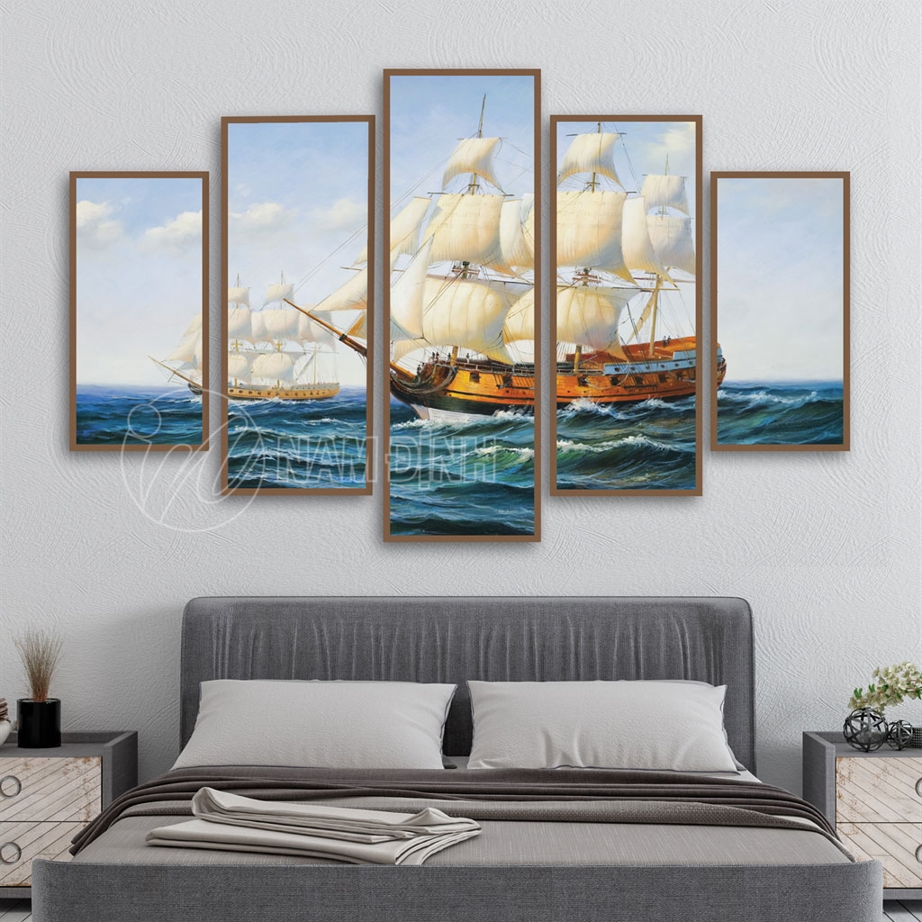 Ý nghĩa tranh thuận buồm xuôi gió, top mẫu tranh trang trí sang chảnh 2021