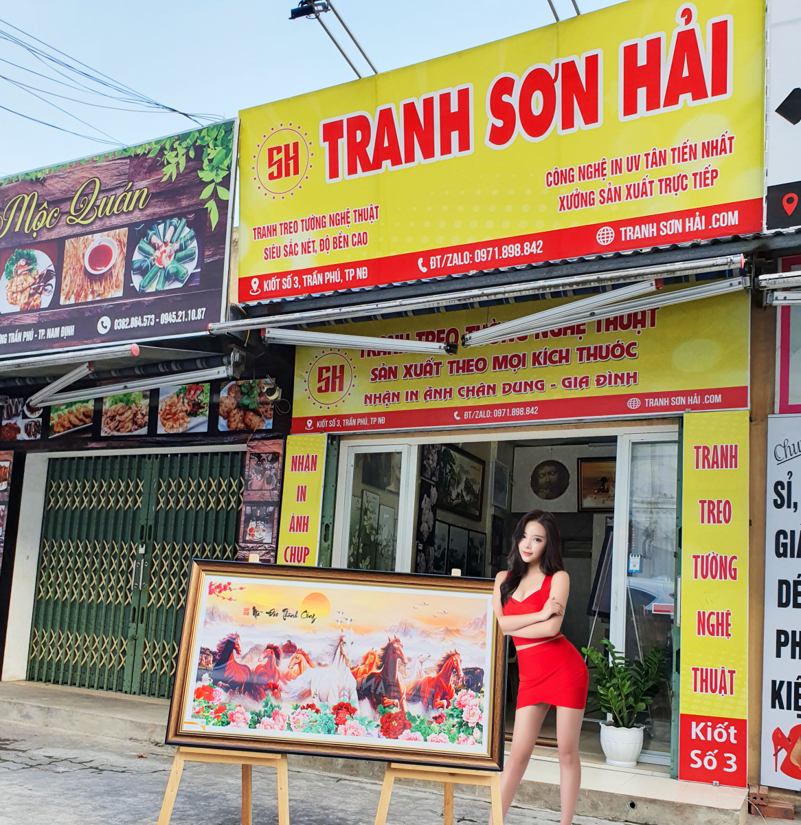 Dịch vụ in biển hiệu cửa hàng hà nội chất lượng, uy tín số 1 tại tranhnamdinh.vn
