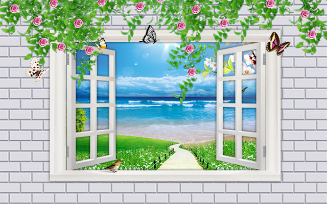 Cách vẽ tranh hoa trên cửa sổ  Vẽ tranh phong cảnh acrylic 12  YouTube