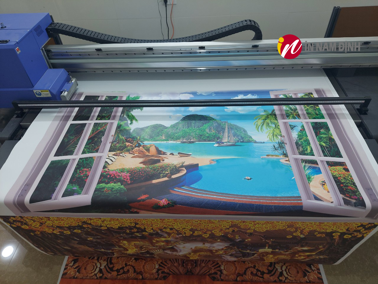 địa chỉ mua in tranh dán tường 3D khổ lớn giá rẻ chất lượng uy tín tại tranhnamdinh.vn