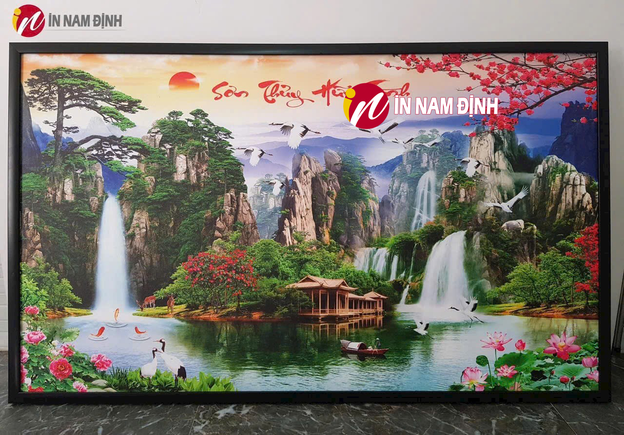 Tranh in 3D phong cảnh nét đẹp tinh tế trong từng chi tiết