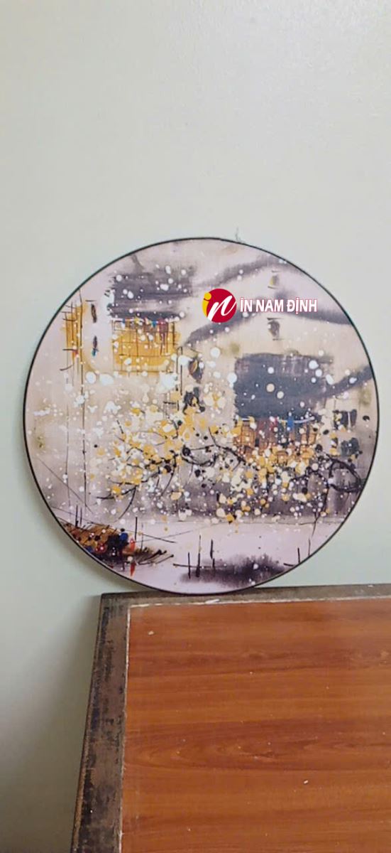 Lợi ích của tranh canvas tròn trang trí phù hợp với mọi không gian