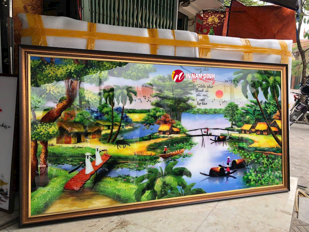 tranh in 3D phong cảnh