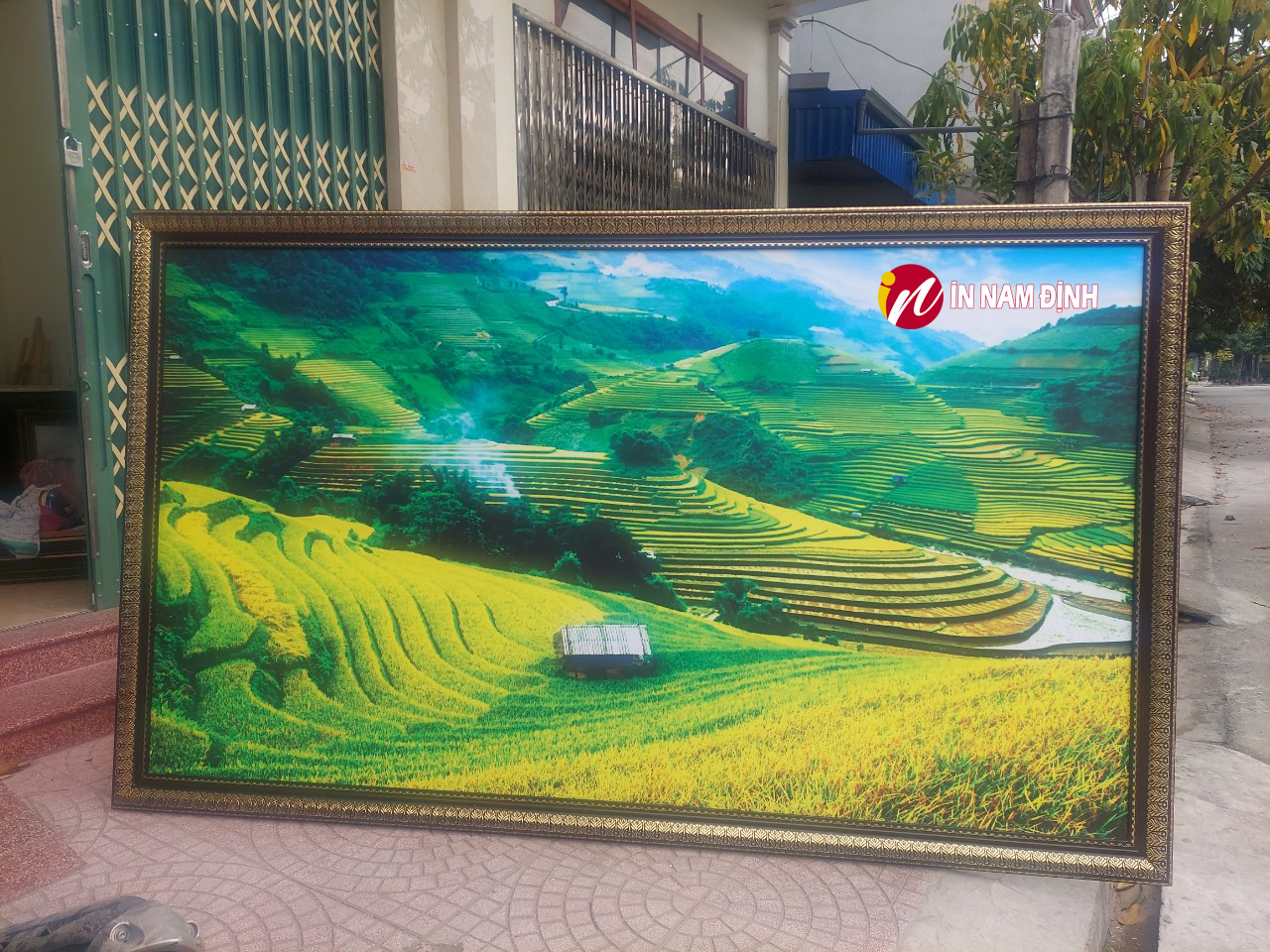 Tranh ruộng bậc thang: Thể hiện niềm tự hào về cảnh đẹp của quê hương đất nước Việt Nam