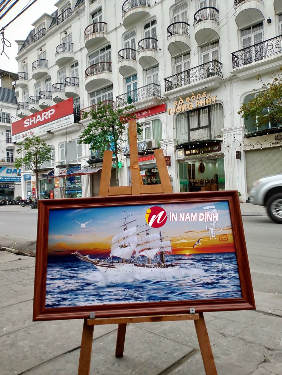 Tranh treo phòng khách đẹp trang trí nghệ thuật siêu bền đẹp giá rẻ tại Nam Định