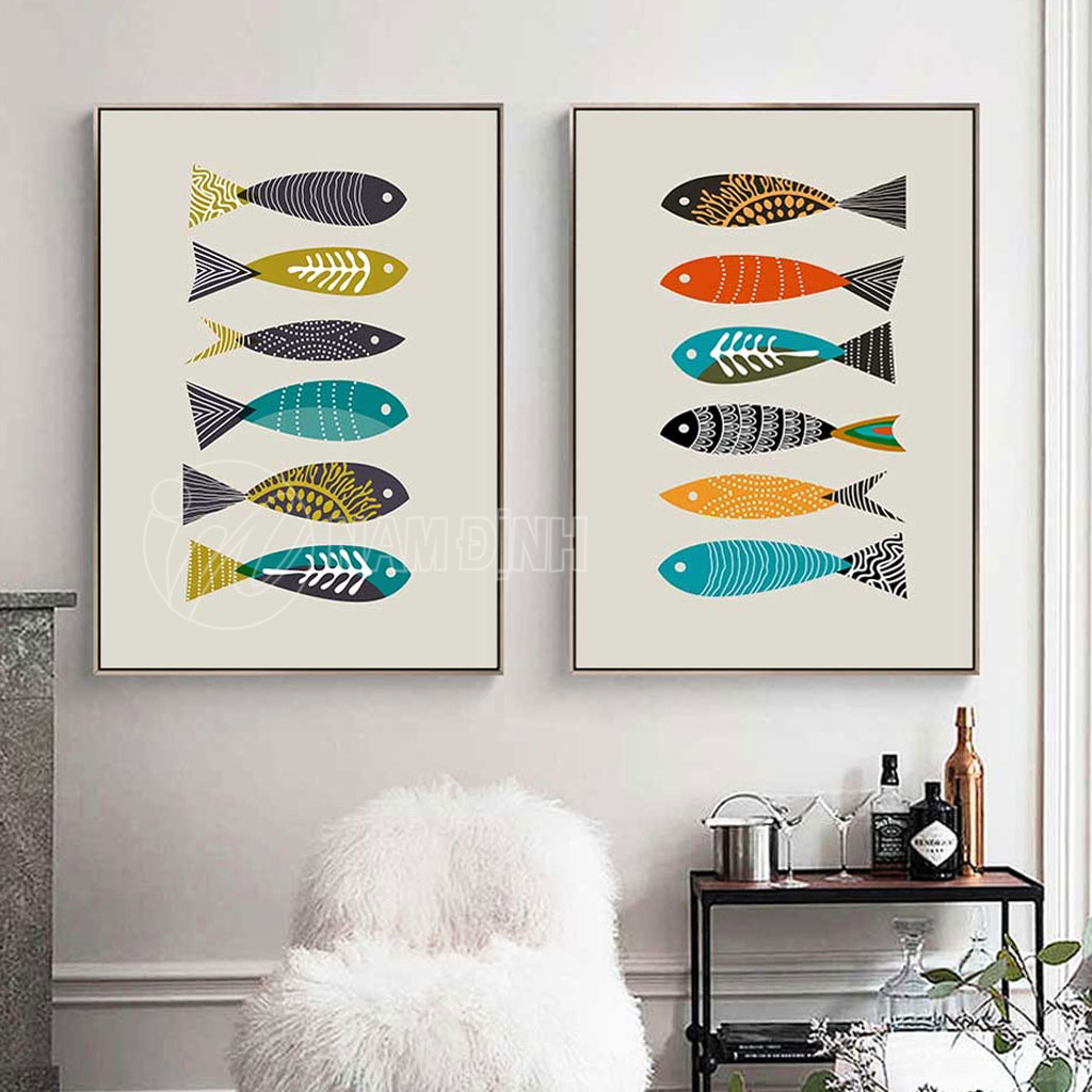 Những con cá màu sắc