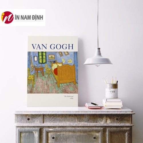 Tranh tối giản phòng ngủ ấm áp