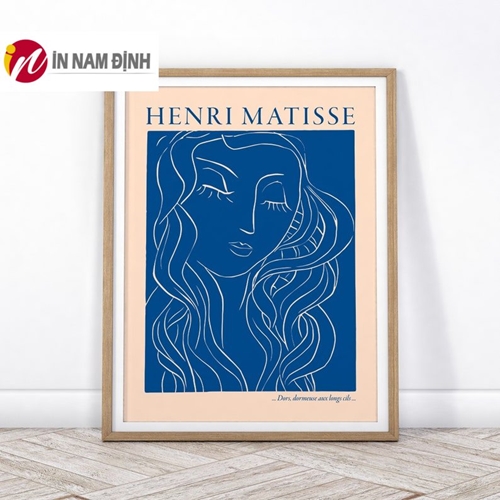 Tranh tối giản trừu tượng chân dung