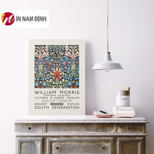 Tranh tối giản họa tiết hoa văn lá đẹp