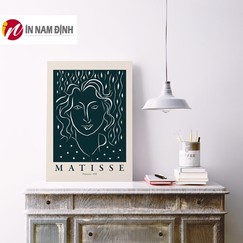 Tranh tối giản trừu tượng về con người