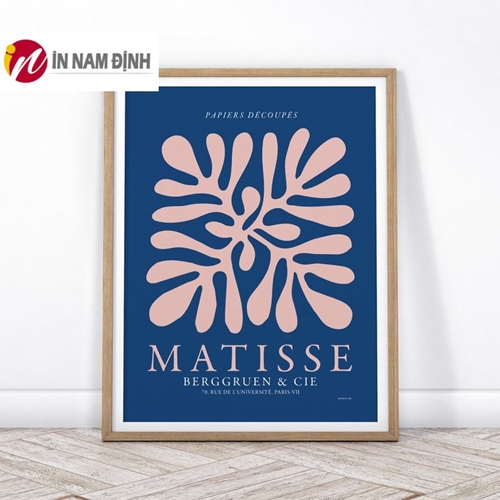 Tranh tối giản thiên nhiên những bông tuyết