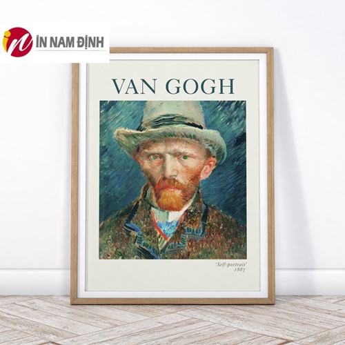 Tranh tối giản chân dung Van GOGH
