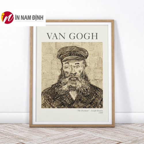 Tranh tối giản chân dung Van GOGH